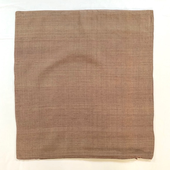 24” x 26” purple/gold handwoven silk pillow case - Picture 4 of 6